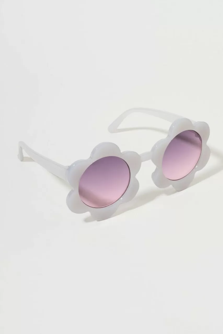 Francesca's Angie Flower Shaped Sunglasses