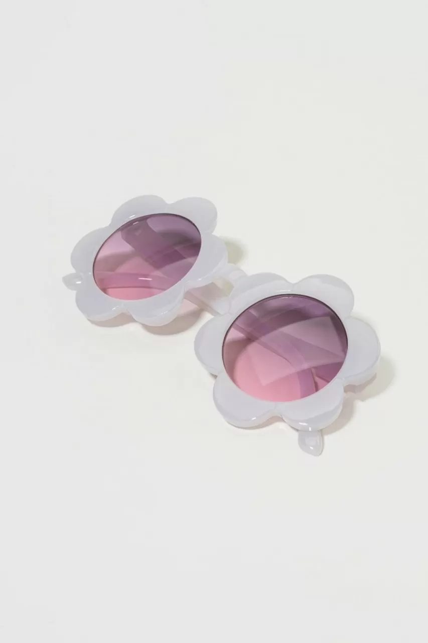 Francesca's Angie Flower Shaped Sunglasses