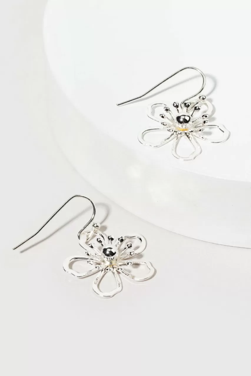 Francesca's Anna Blossom Drop Earrings