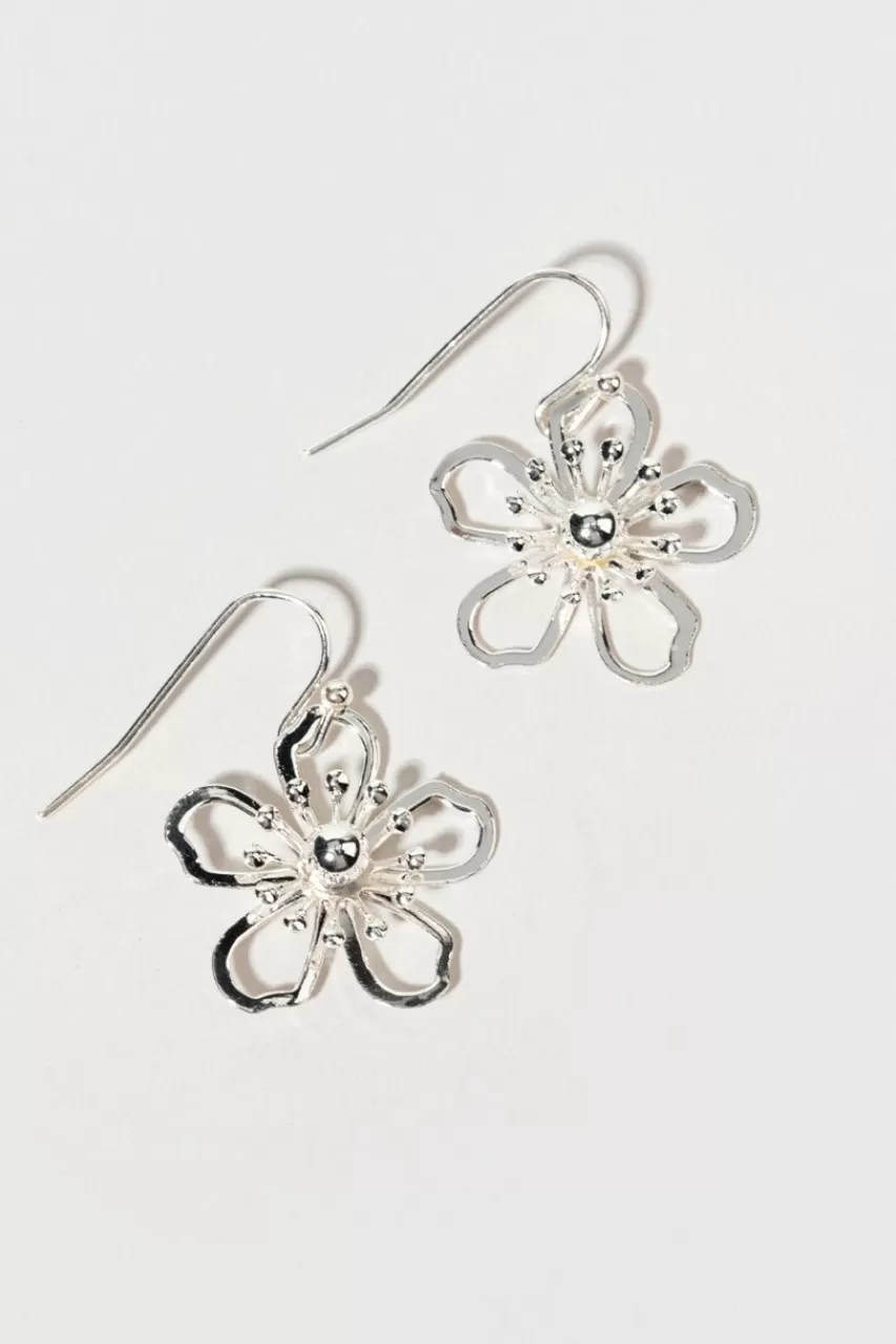 Francesca's Anna Blossom Drop Earrings