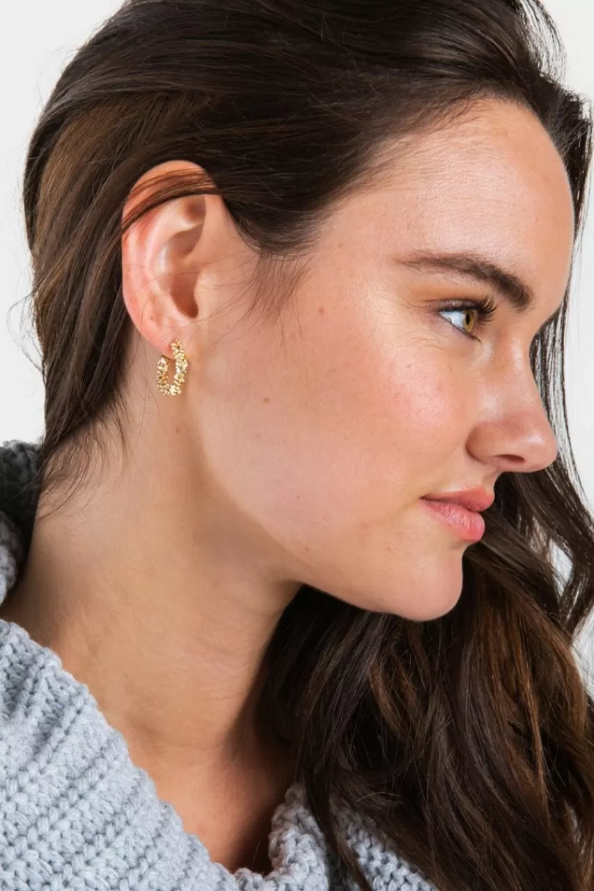 Francesca's Apryl Stacked Metal Hoops