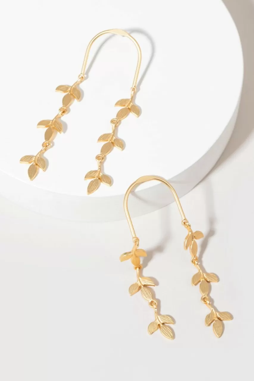 Francesca's Ashlee Satin Arch Earrings