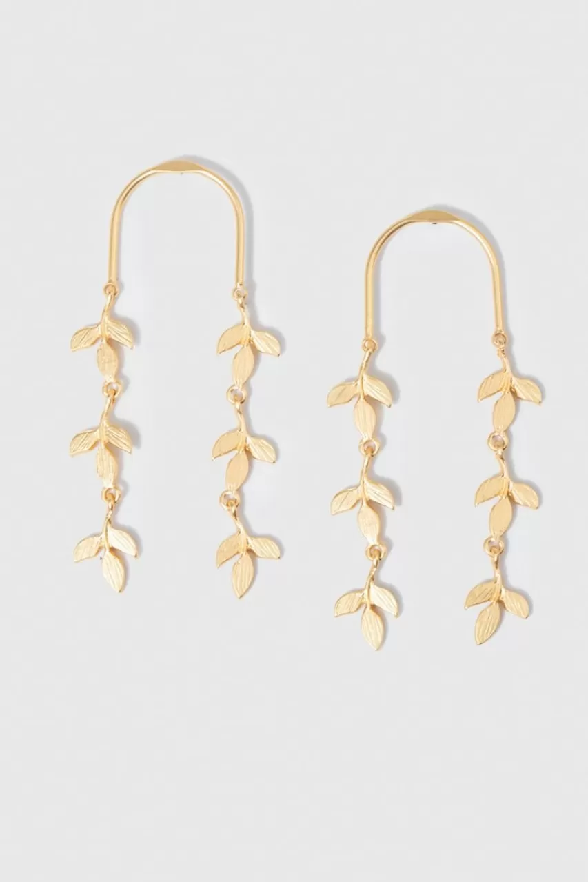 Francesca's Ashlee Satin Arch Earrings