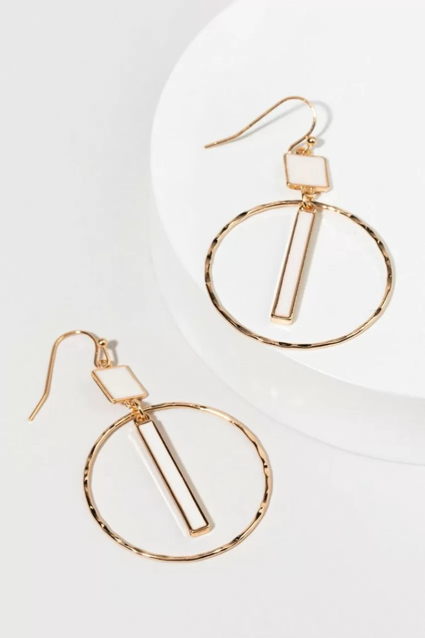 Francesca's Astoria Geo Shape Earrings