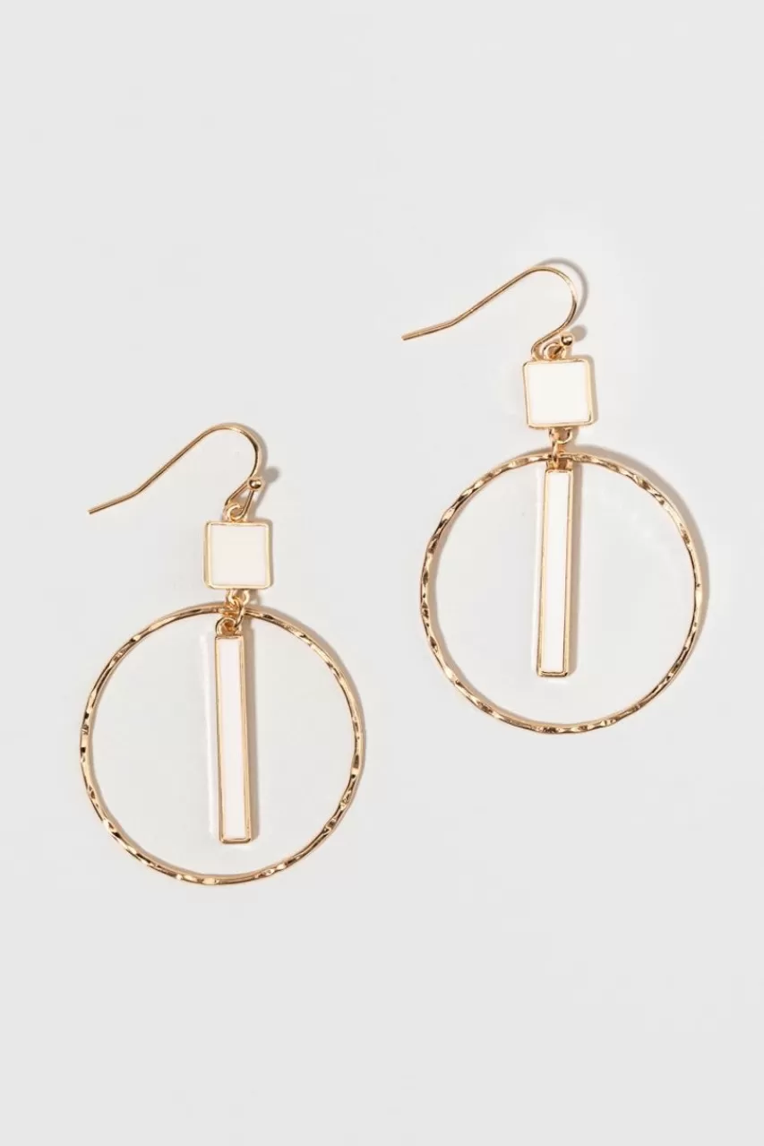 Francesca's Astoria Geo Shape Earrings