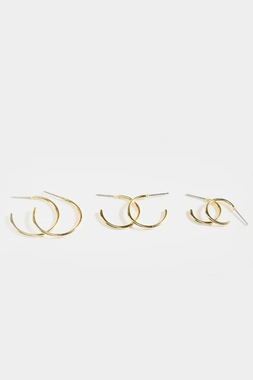 Francesca's Averie Huggie Hoop Set