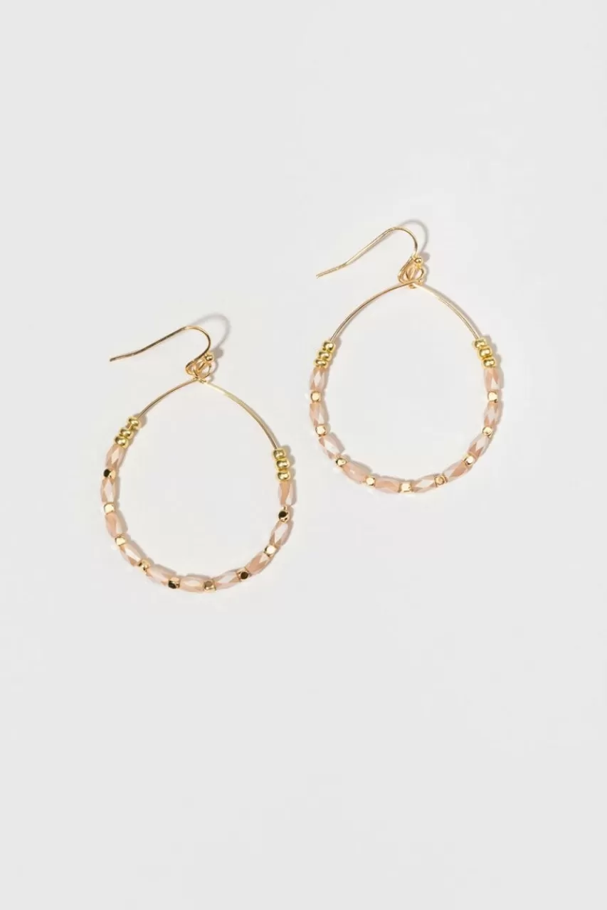 Francesca's Belinda Facet Glass Earrings