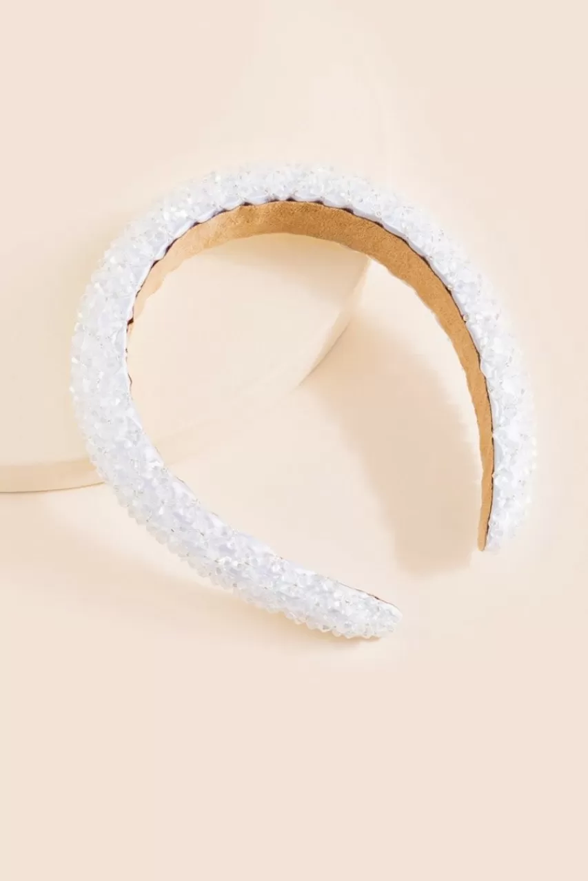 Francesca's Bella Embellished Padded Headband