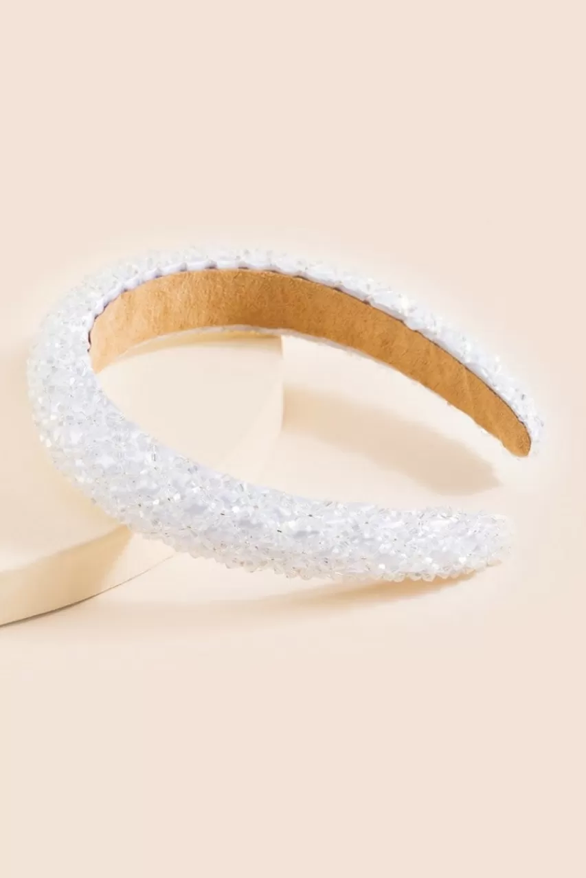 Francesca's Bella Embellished Padded Headband