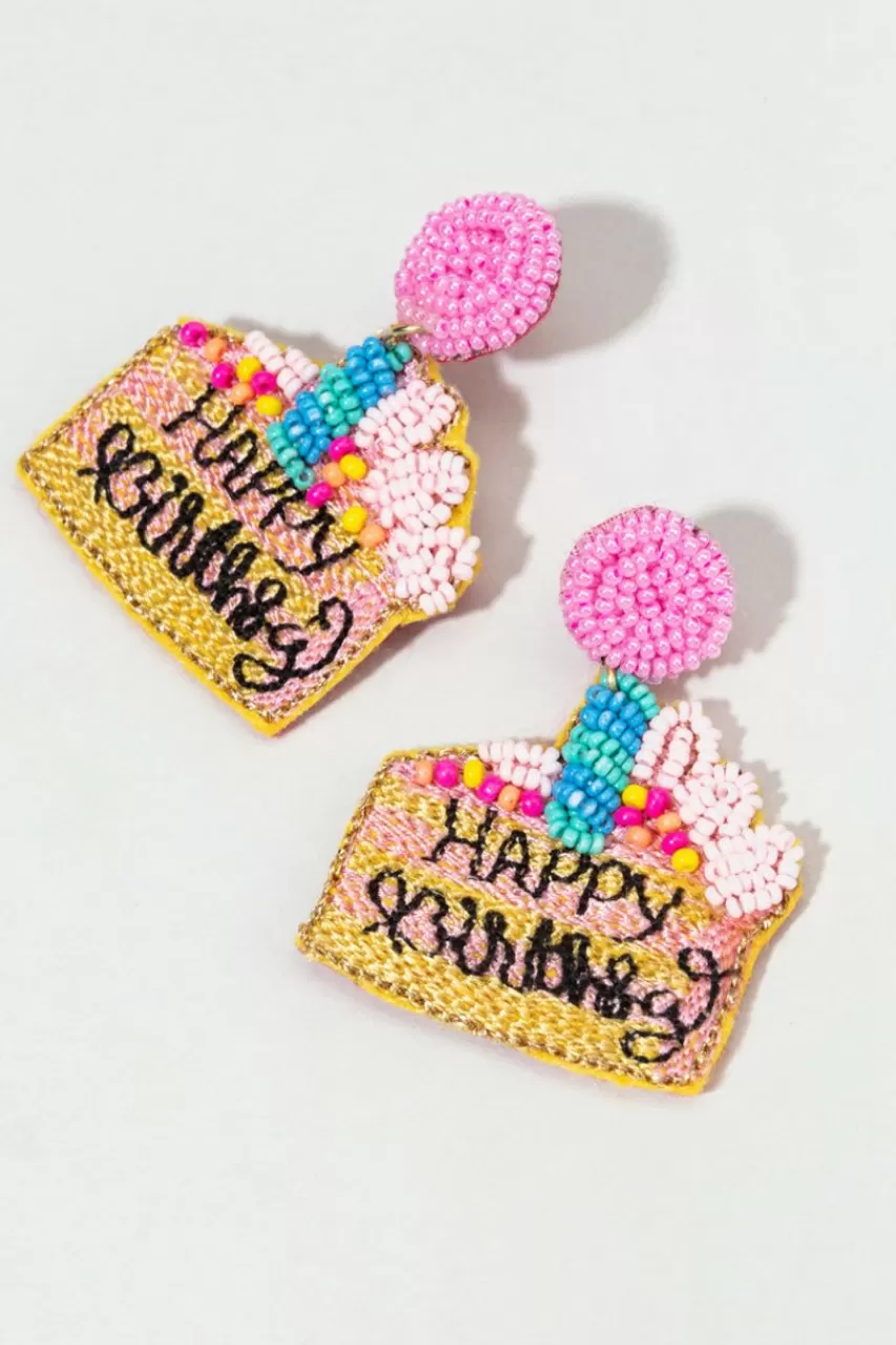 Francesca's Birthday Cake Earrings