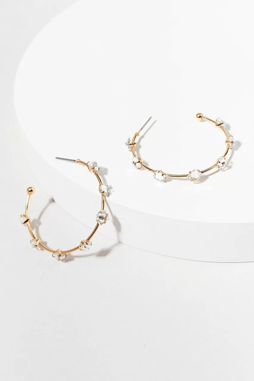 Francesca's Careen Hoop Earrings