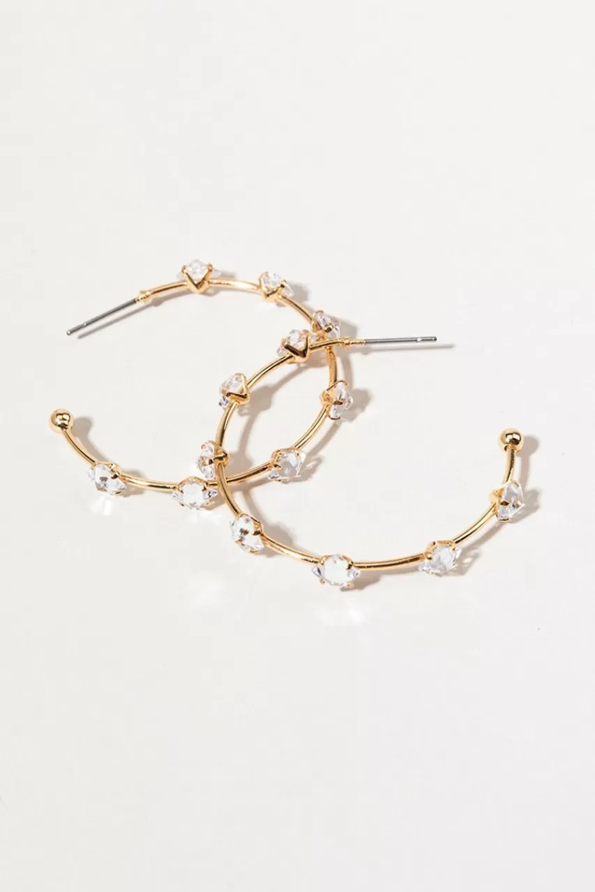 Francesca's Careen Hoop Earrings