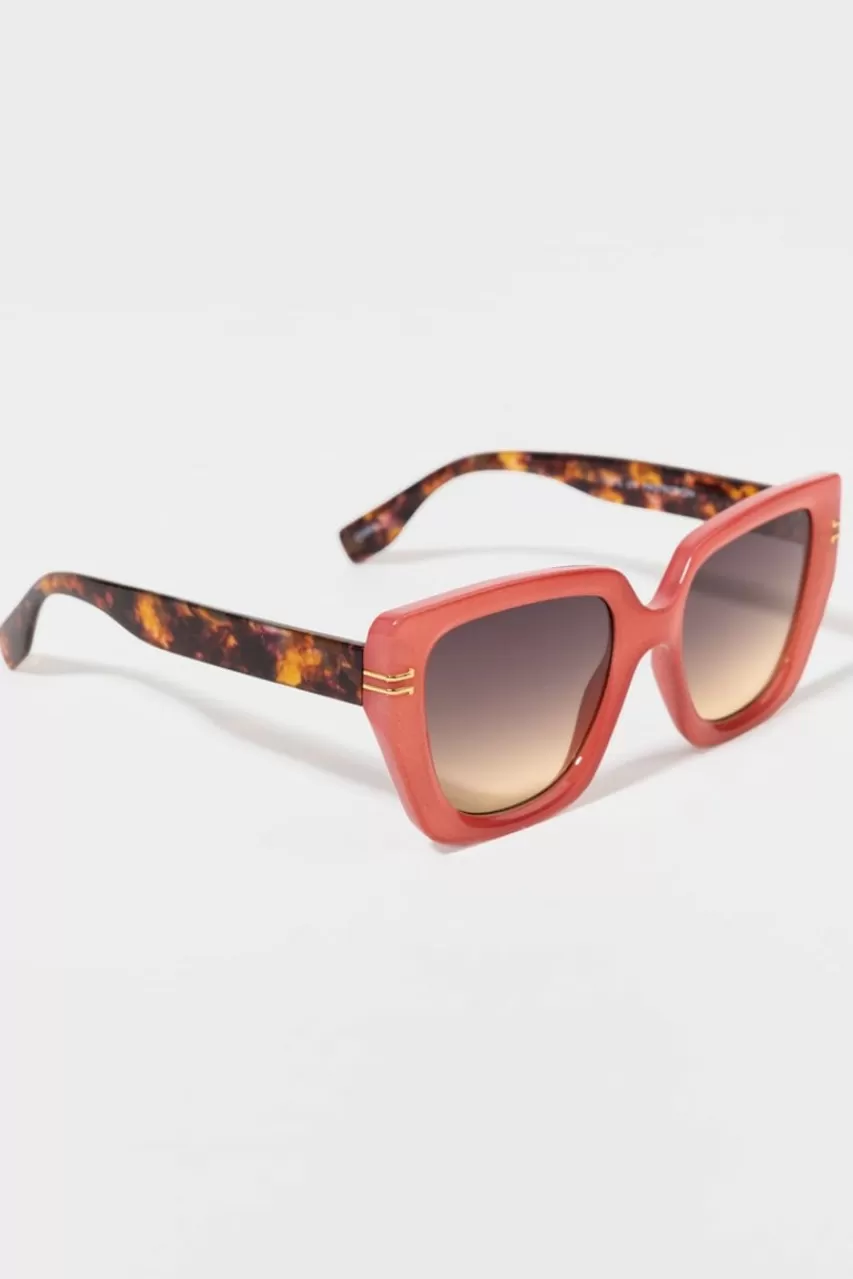 Francesca's Carrol Two Toned Cat Eye Sunglasses