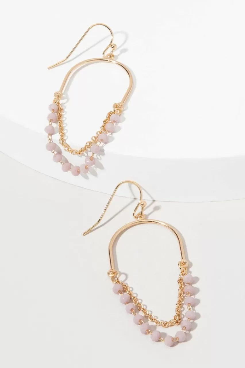 Francesca's Claira Bead Loop Earrings