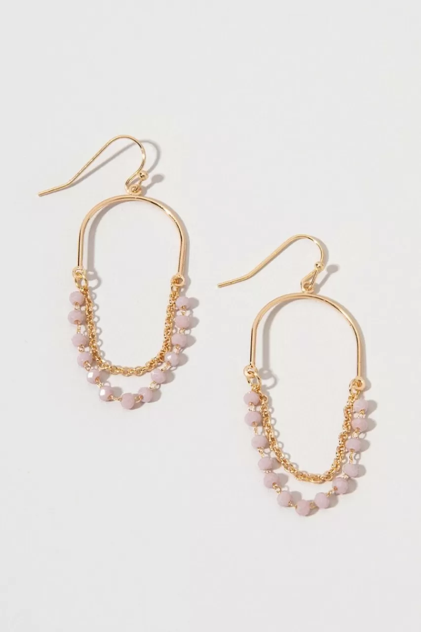 Francesca's Claira Bead Loop Earrings