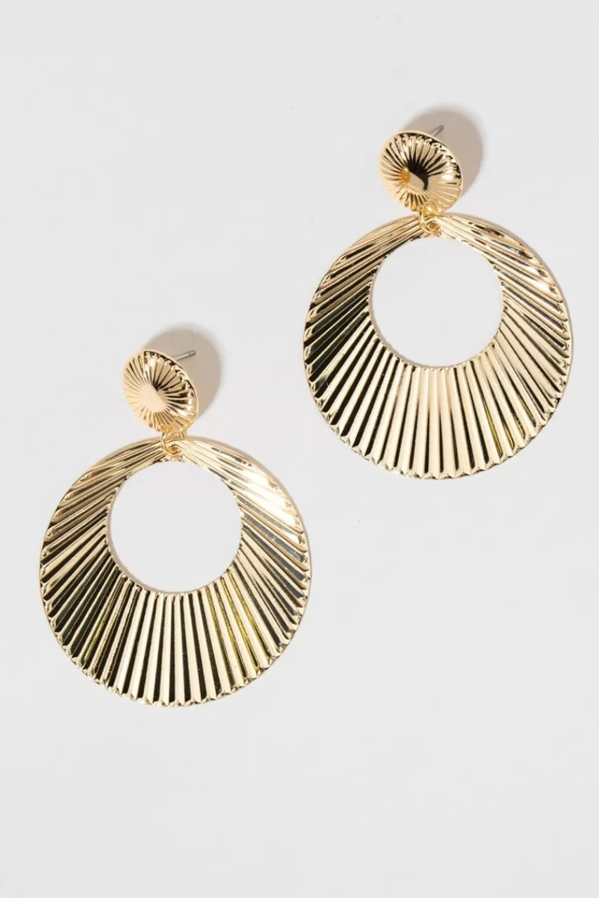 Francesca's Claribel Circle Earrings