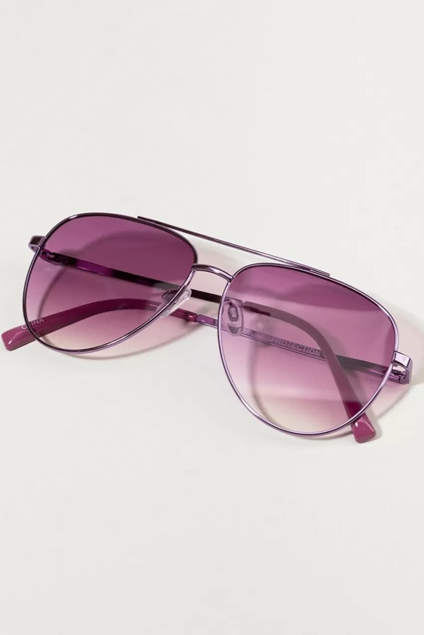 Francesca's Cornelia Overwire Sunglasses