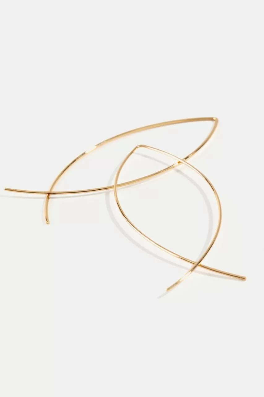 Francesca's Dane Wire Threader Teardrop Earrings