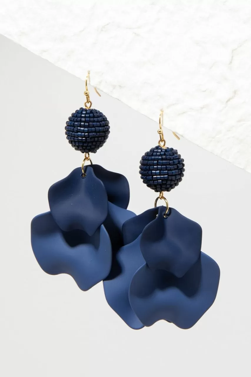 Francesca's Desirae Epoxy Petals Earrings