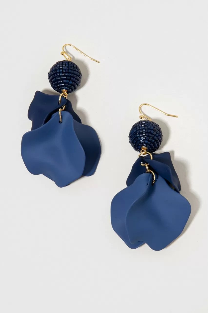 Francesca's Desirae Epoxy Petals Earrings