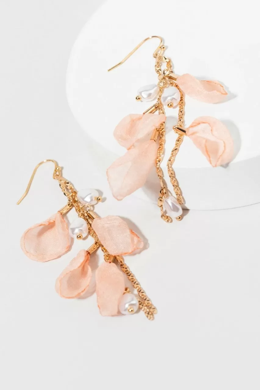 Francesca's Devon Petals With Pearls Earrings