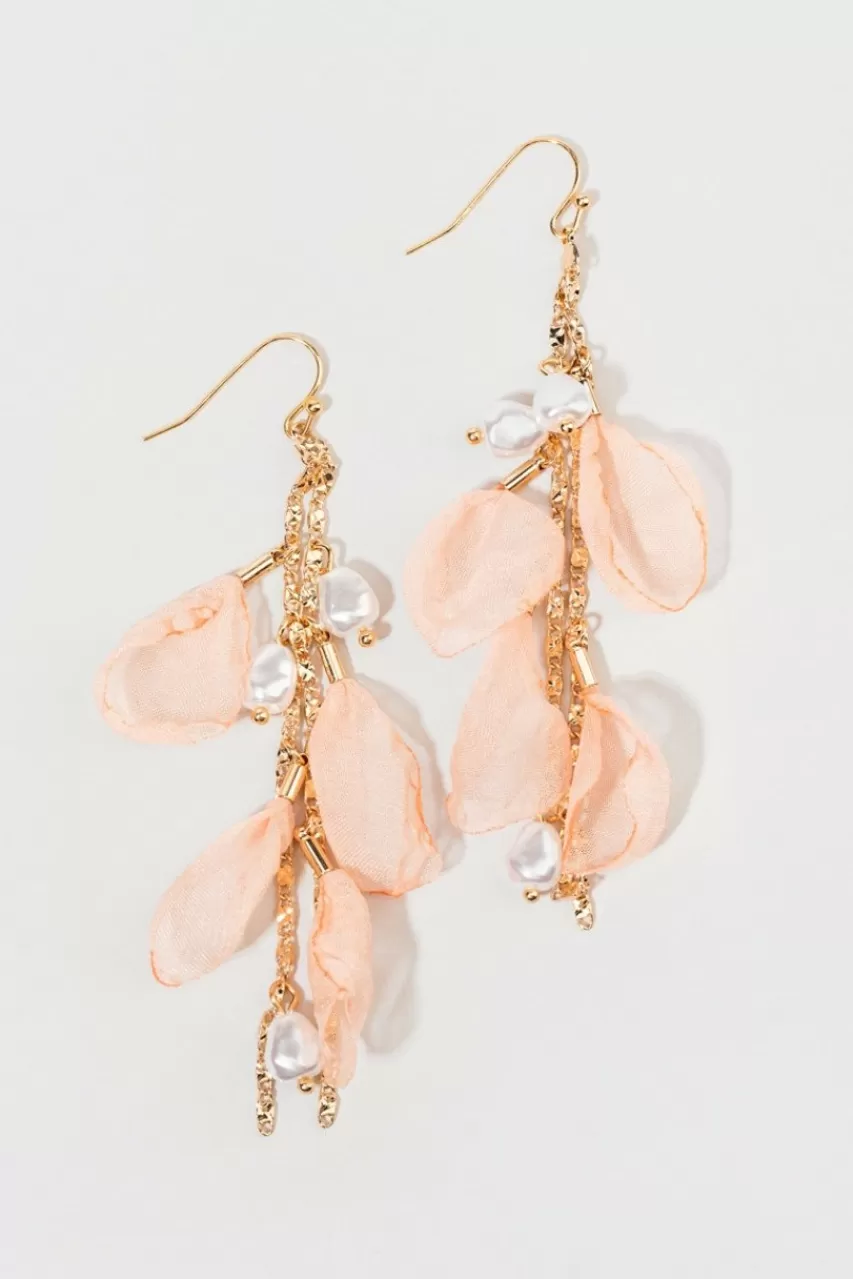 Francesca's Devon Petals With Pearls Earrings