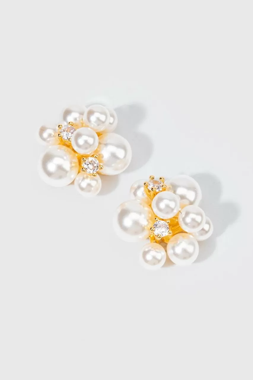 Francesca's Dezie Cluster Stud Earrings