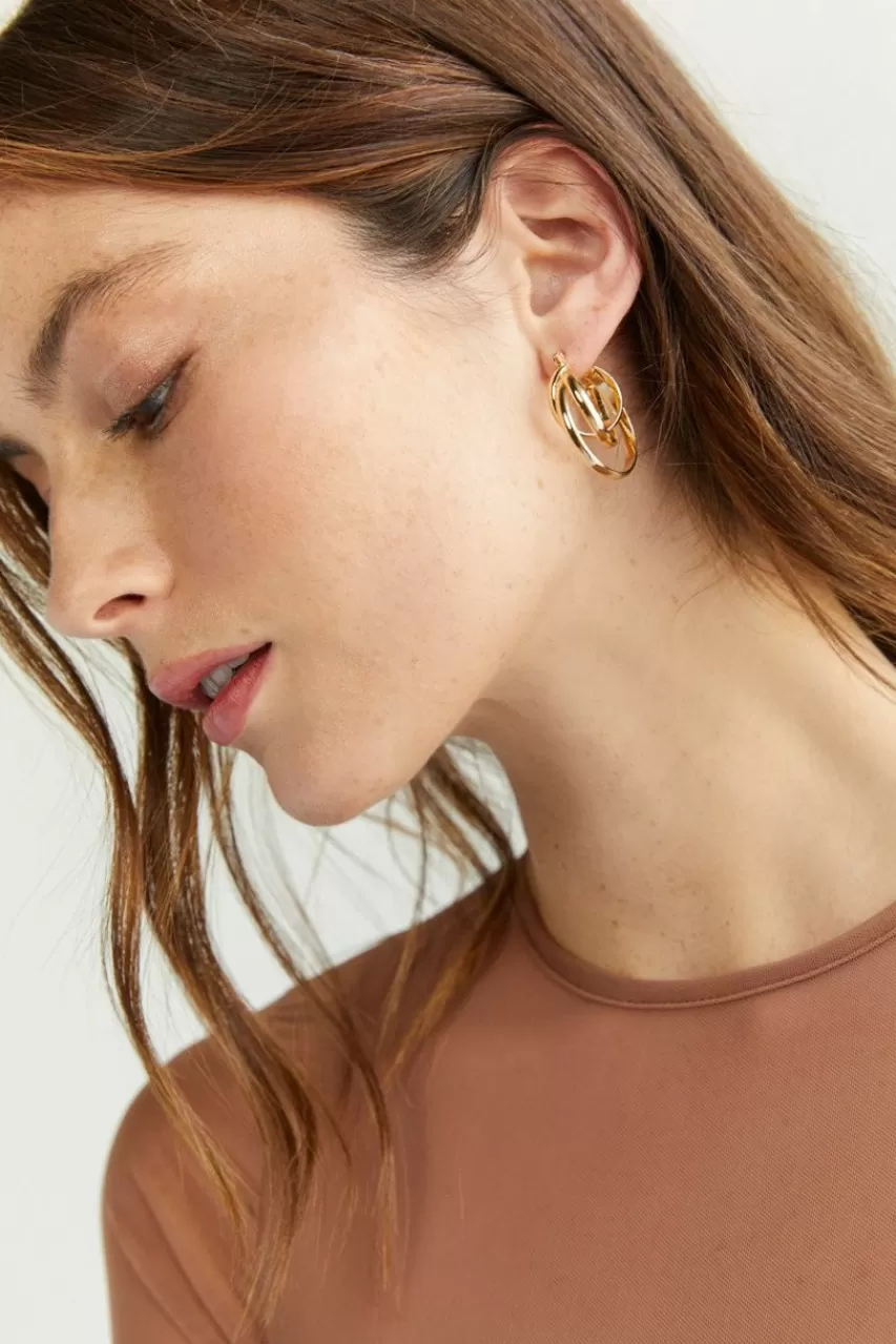 Francesca's Doris En Looped Hoops