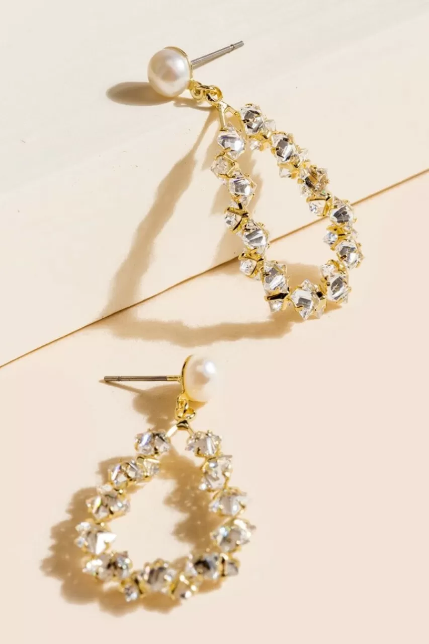 Francesca's Eleanor Pearl Drop Earrings