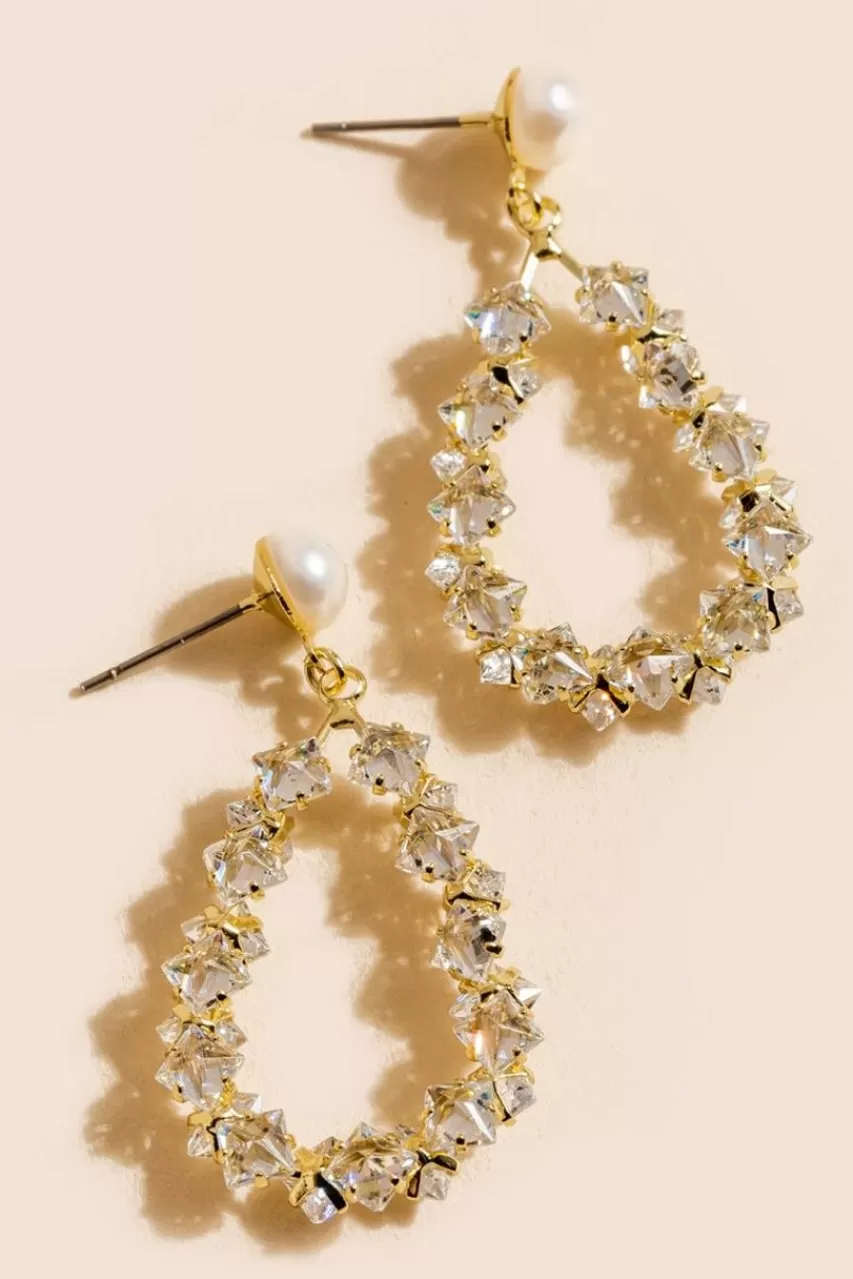 Francesca's Eleanor Pearl Drop Earrings