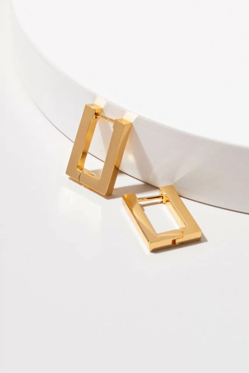 Francesca's Eleanore Rectangle Hoops