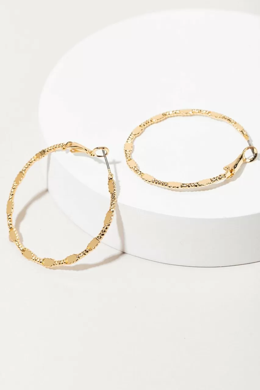 Francesca's Elena Hoop Earrings