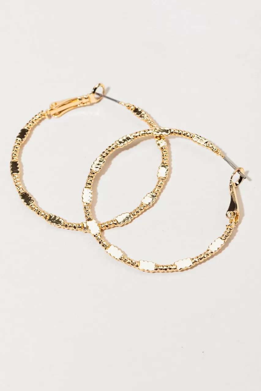 Francesca's Elena Hoop Earrings