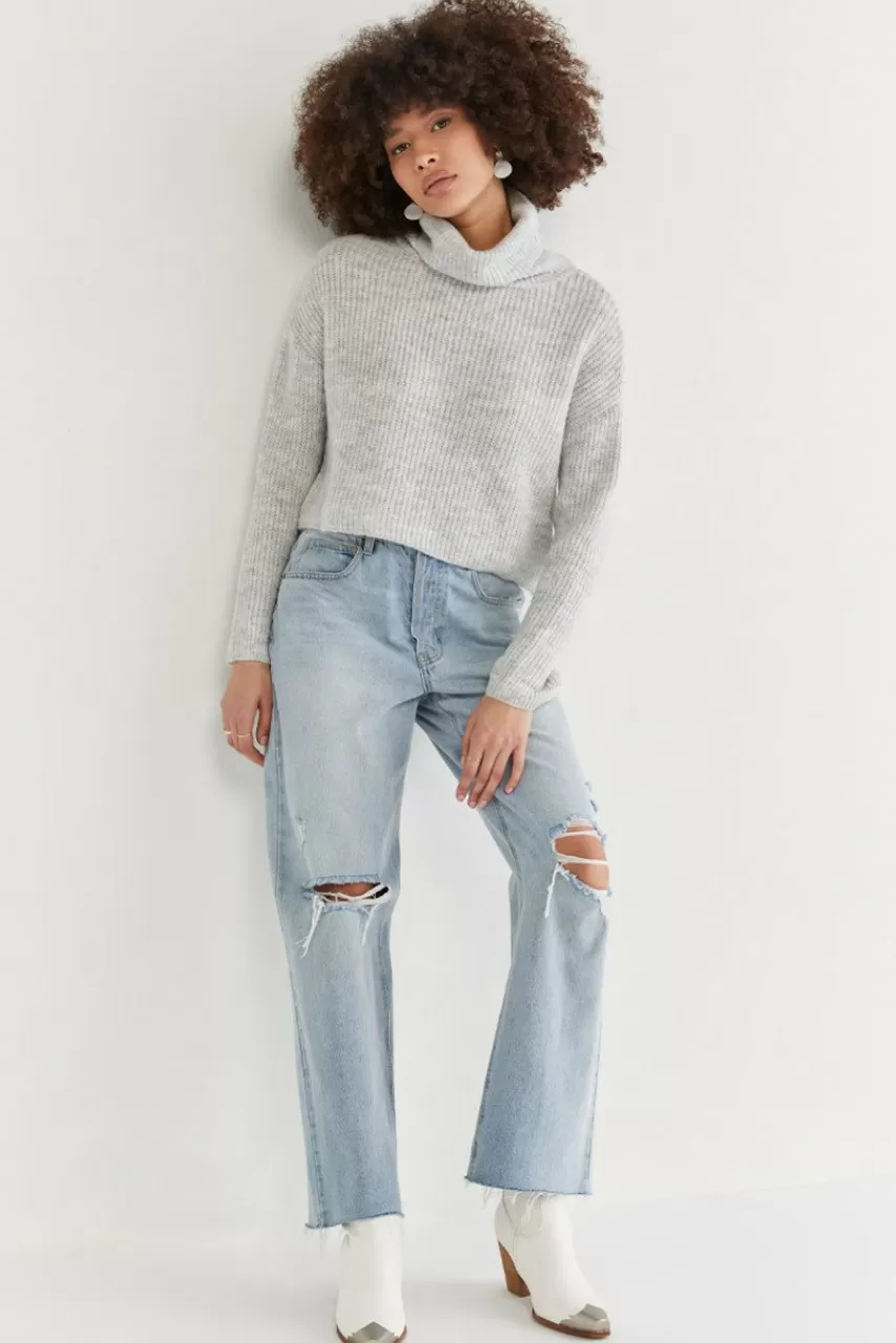 Francesca's Elizabeth Basic Turtleneck Pullover