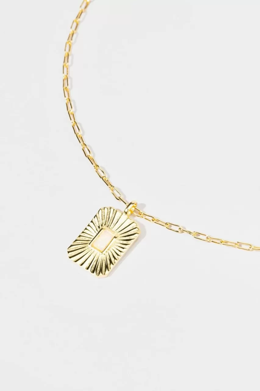 Francesca's Ellie Starburst Pendant Necklace