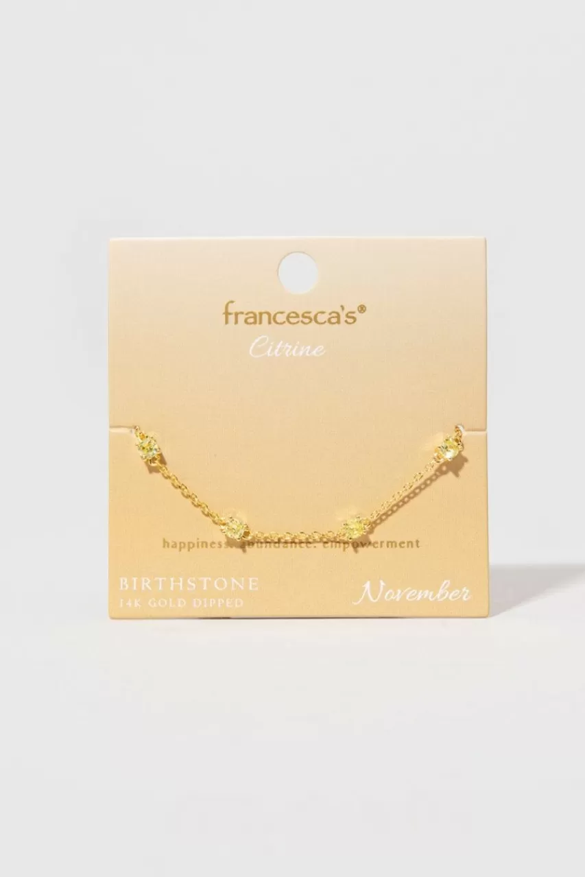 Francesca's Emilia Birthstone Bracelet