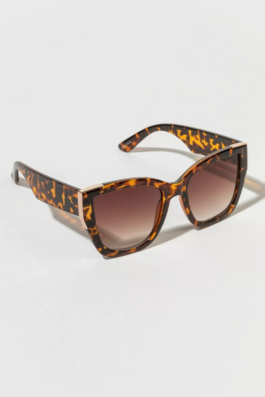 Francesca's Emma Angular Sunglasses