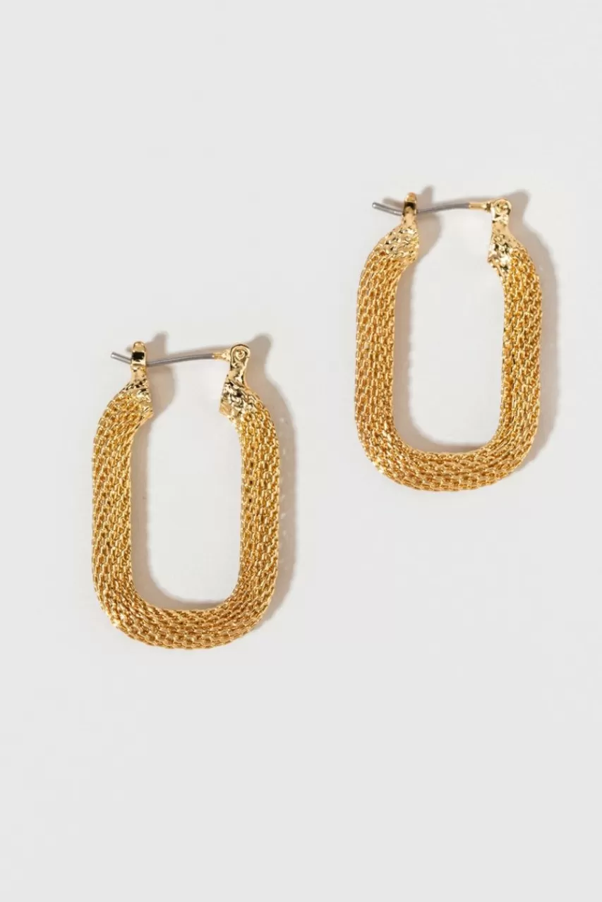 Francesca's Emmaline Hoop Earrings