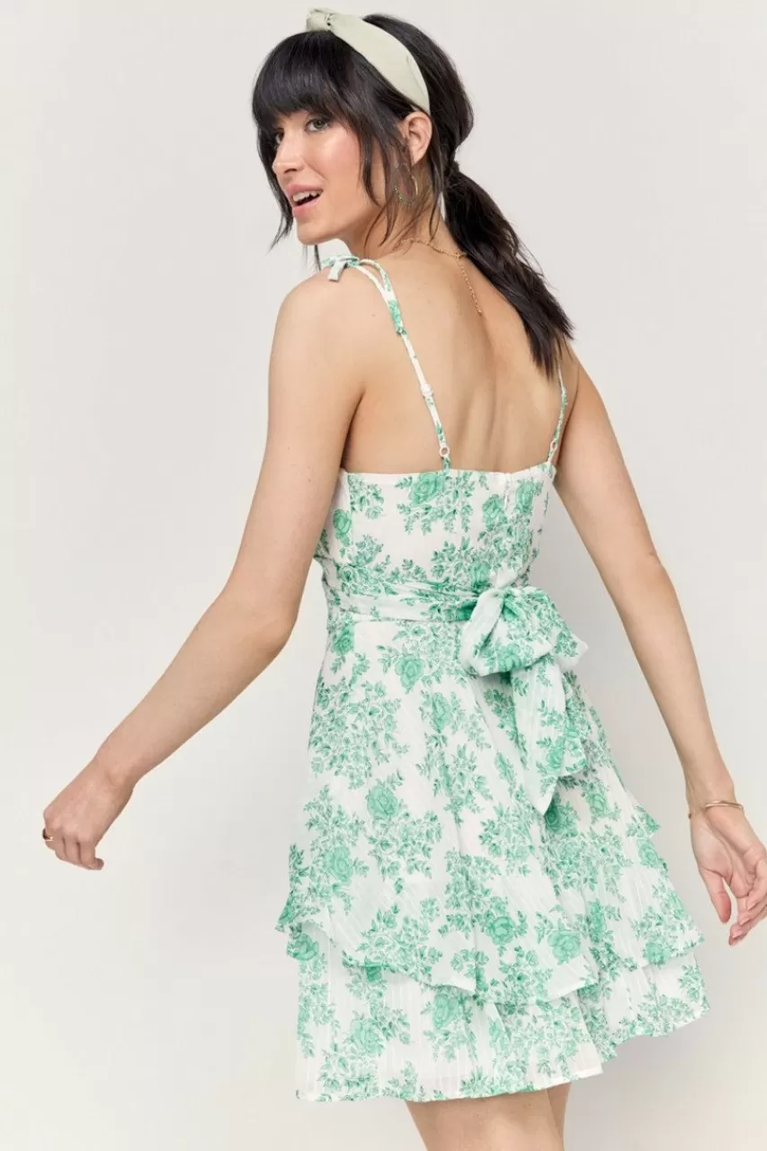 Francesca's Erin Strappy Floral Dress