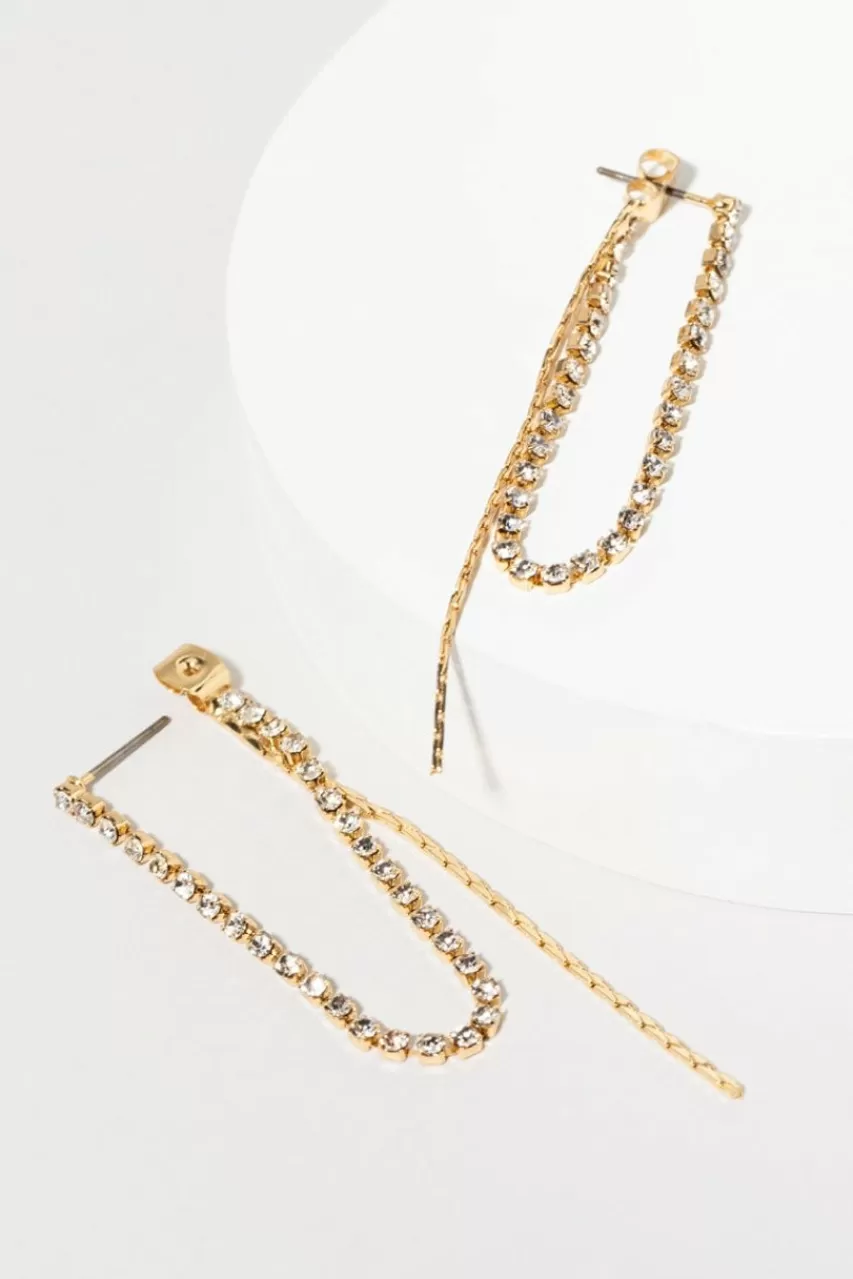 Francesca's Estella Liquid Looped Earrings