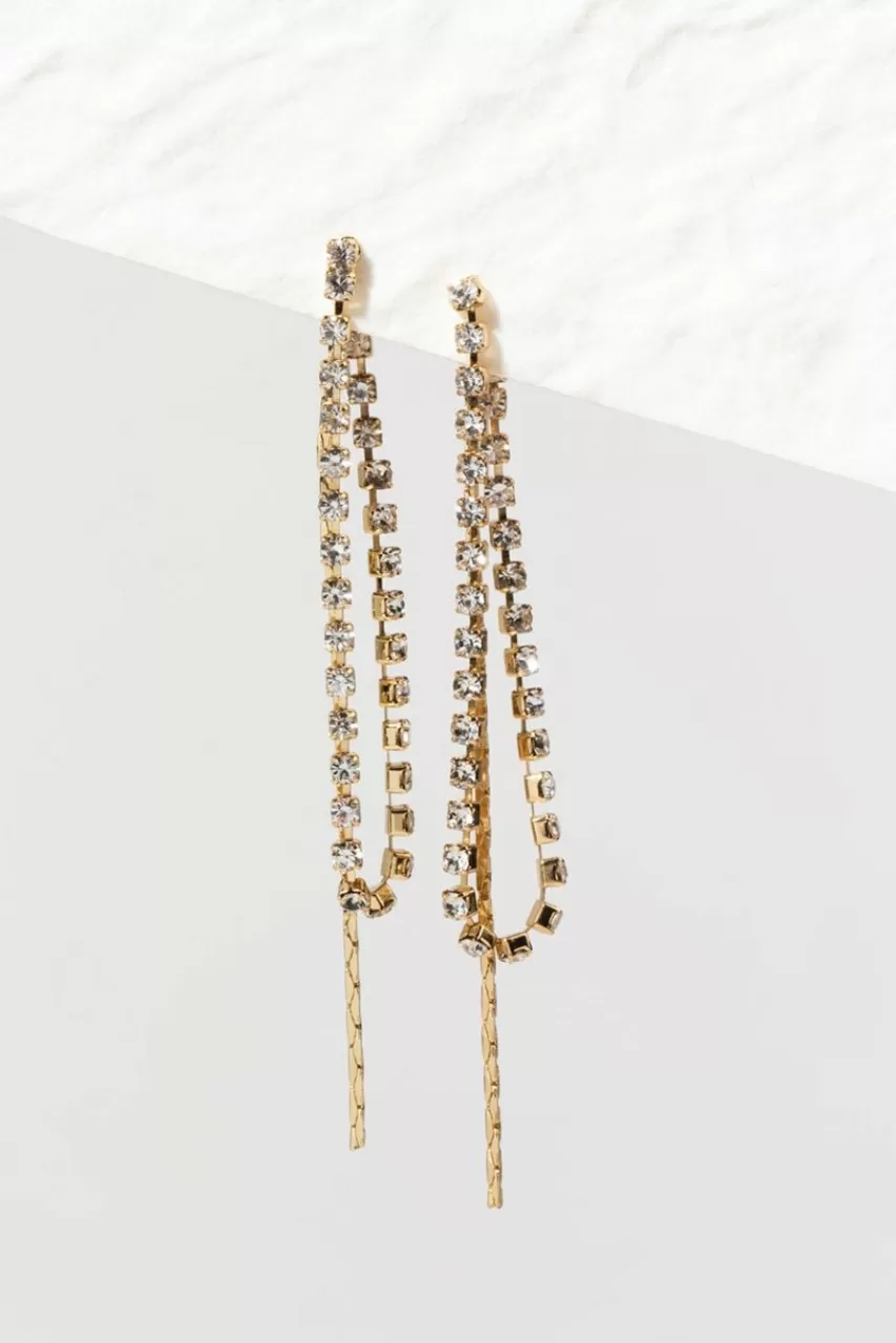 Francesca's Estella Liquid Looped Earrings