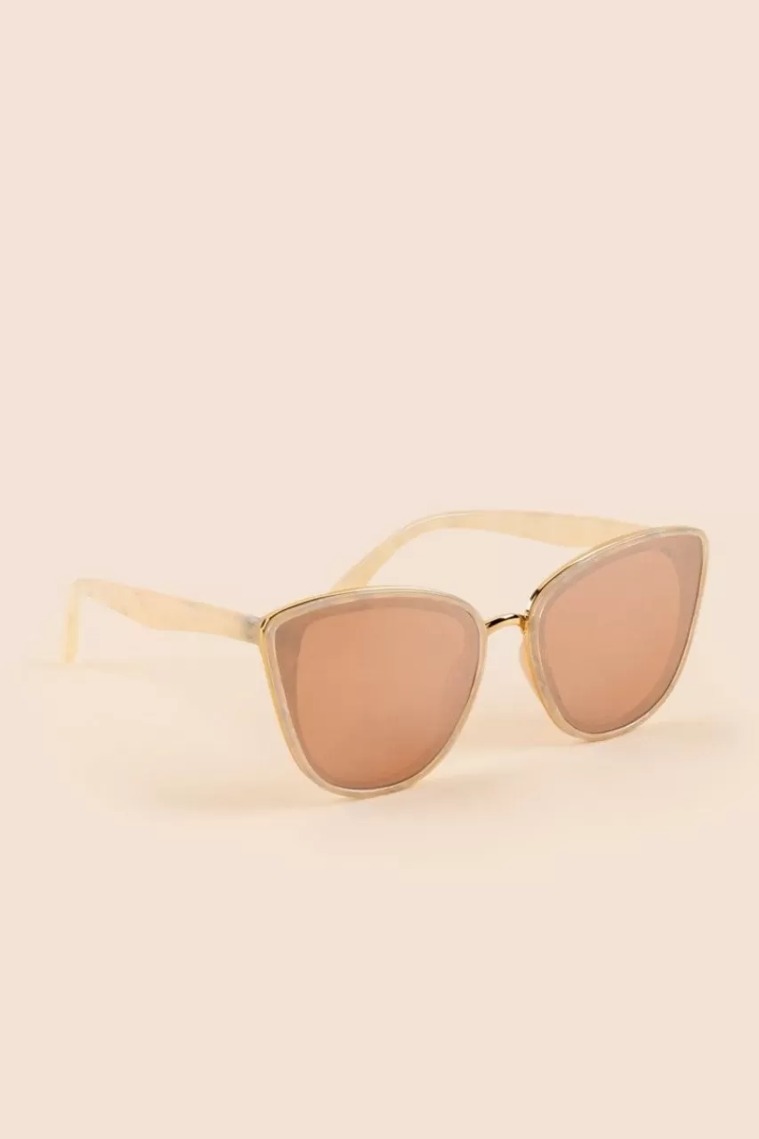 Francesca's Evelyn Classic Cat Eye Sunglasses