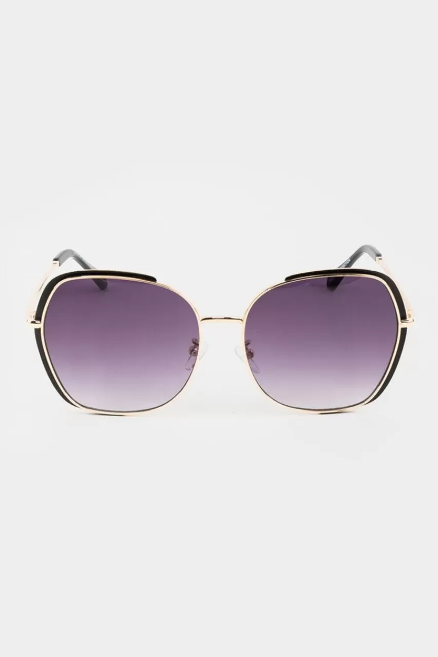 Francesca's Evelyn Oversized Square Sunglasses