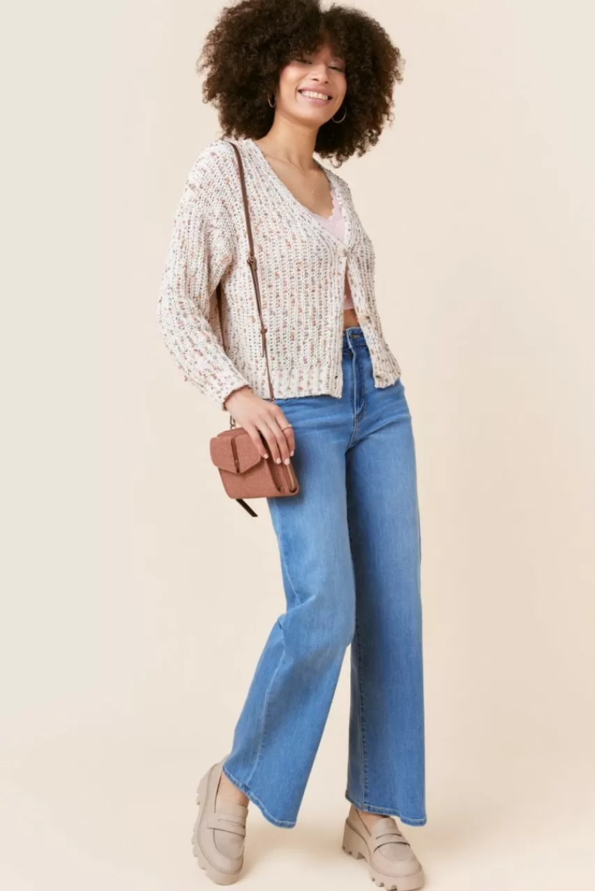 Francesca's Evelyn Popcorn Knit Cardigan