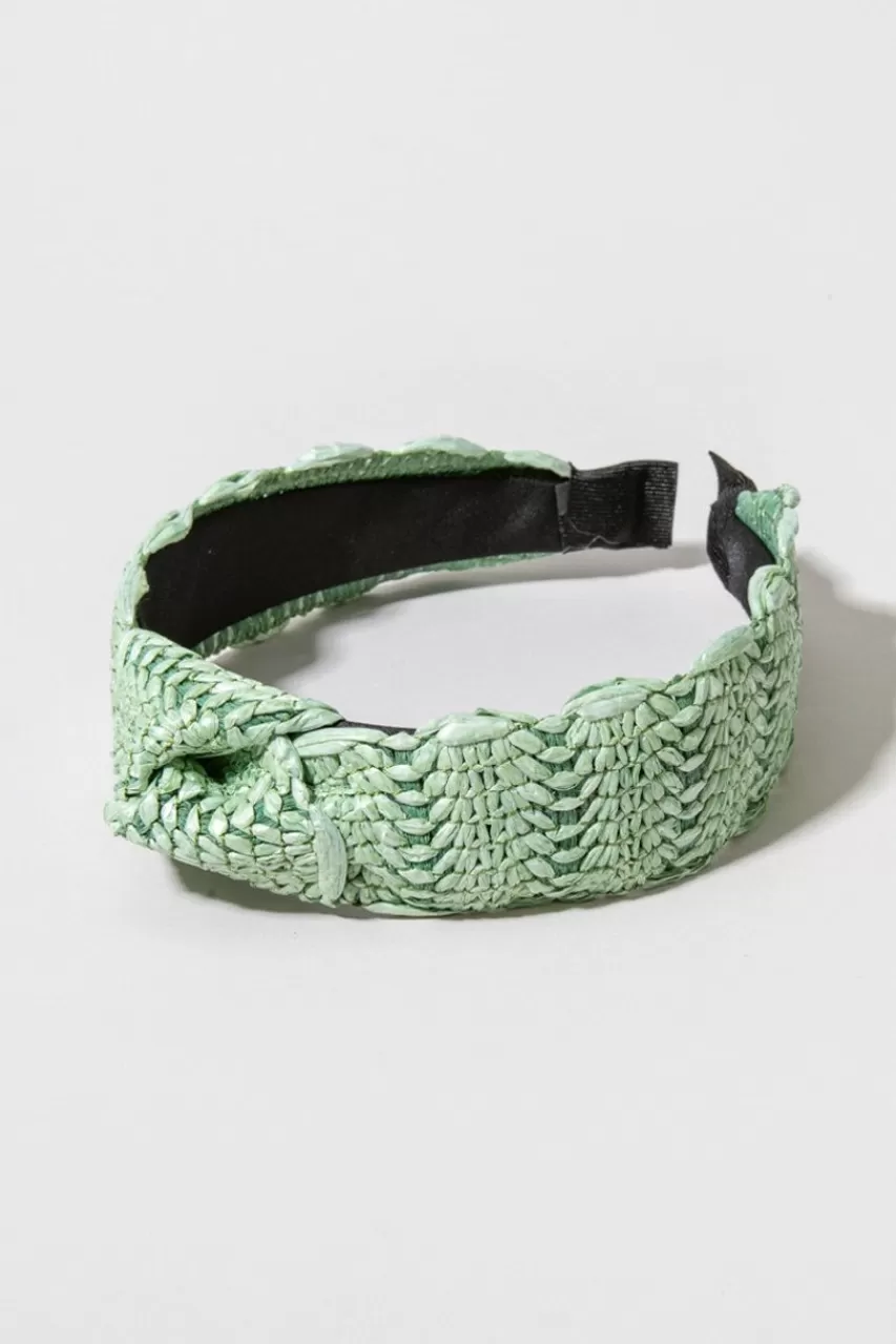 Francesca's Evie Solid Raffia Headband