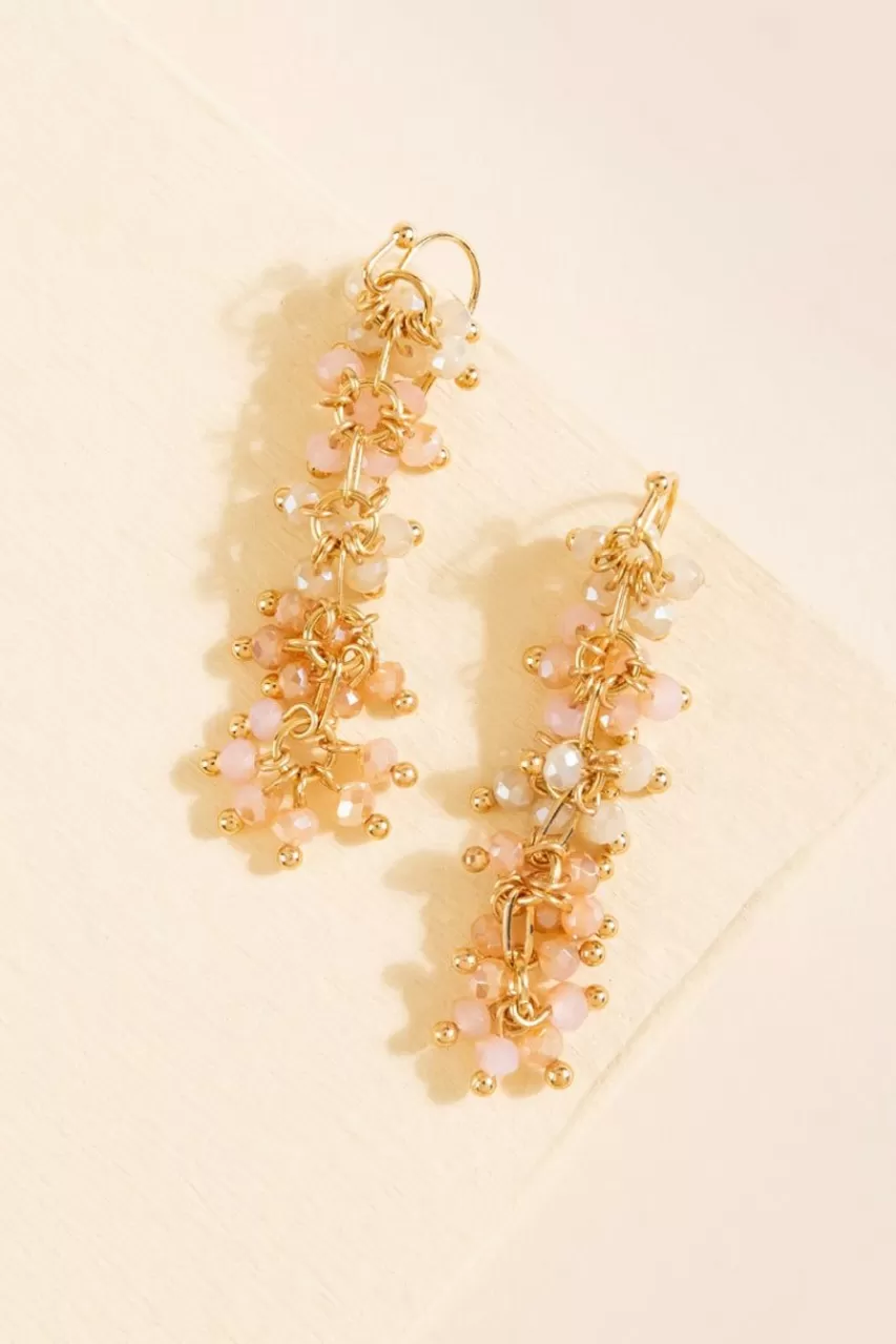 Francesca's Eydie Beaded Linear Drop Earrings