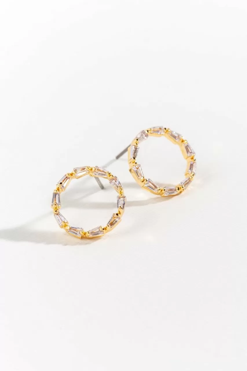 Francesca's Fay Floating Cz Studs