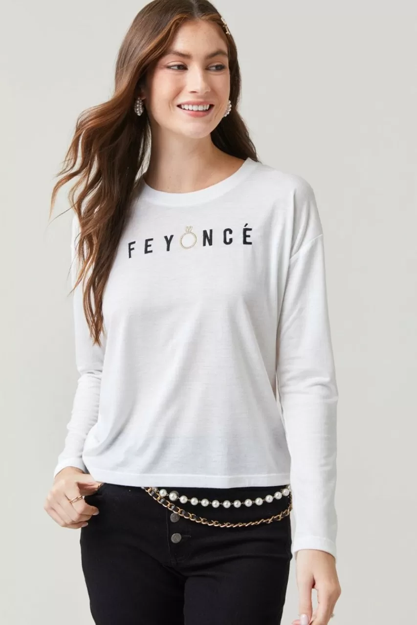 Francesca's Feyonce Long Sleeve Top