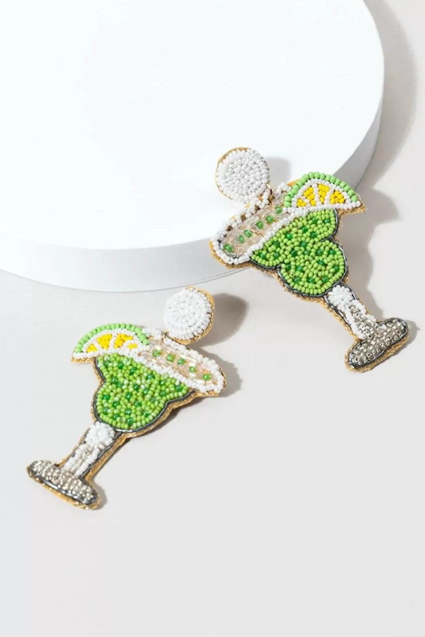 Francesca's Gene Margarita Seedbead Drop Earrings