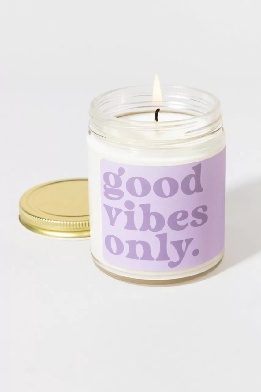 Francesca's Good Vibes Only Candle Jar